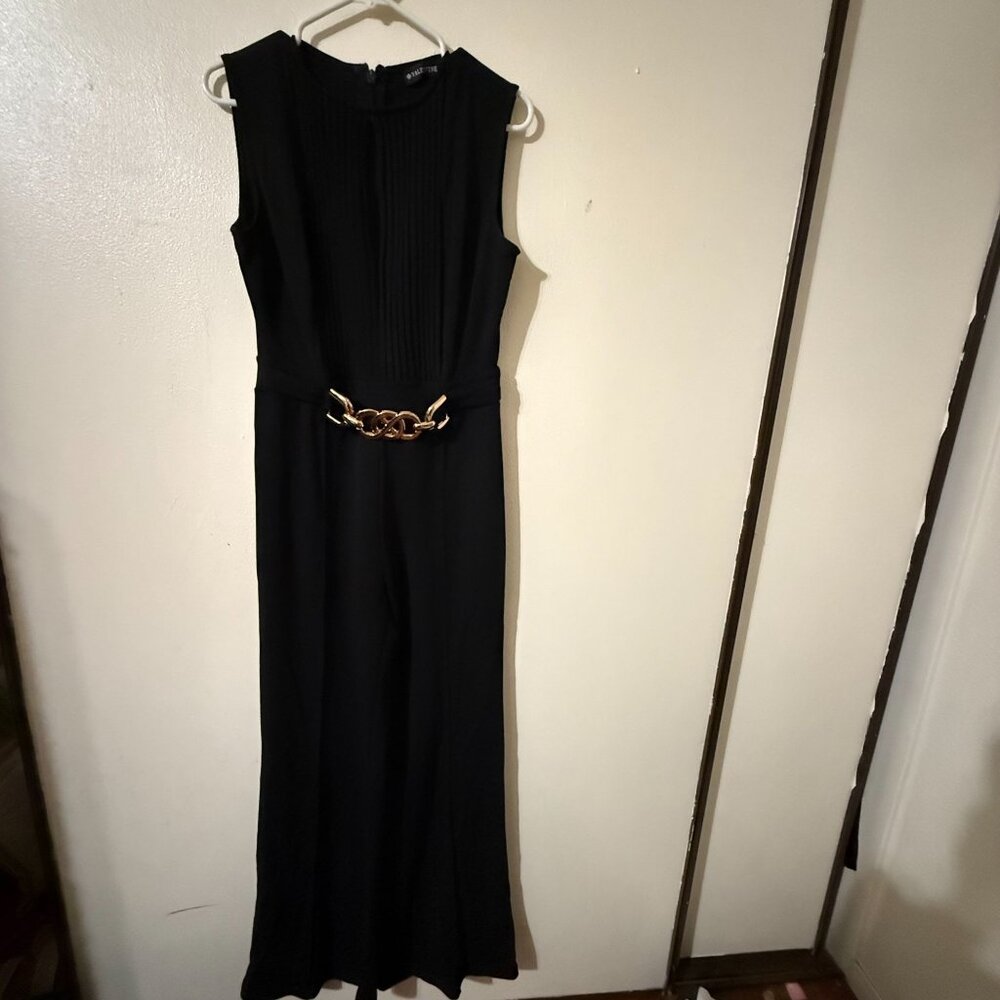 VALENTINE JUMPSUIT BLACK SIZE L
